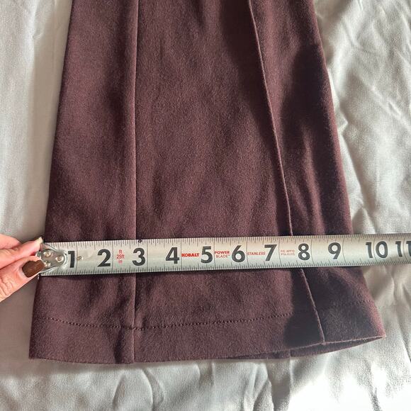 Urban Outfitters, Maroon, Pleated, Flare/Wide Leg, Trousers- S - Picture 12 of 12